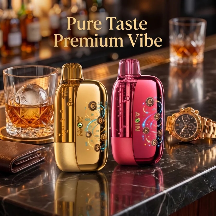AOIN Gold and Red devices side by side, flavor choice guide